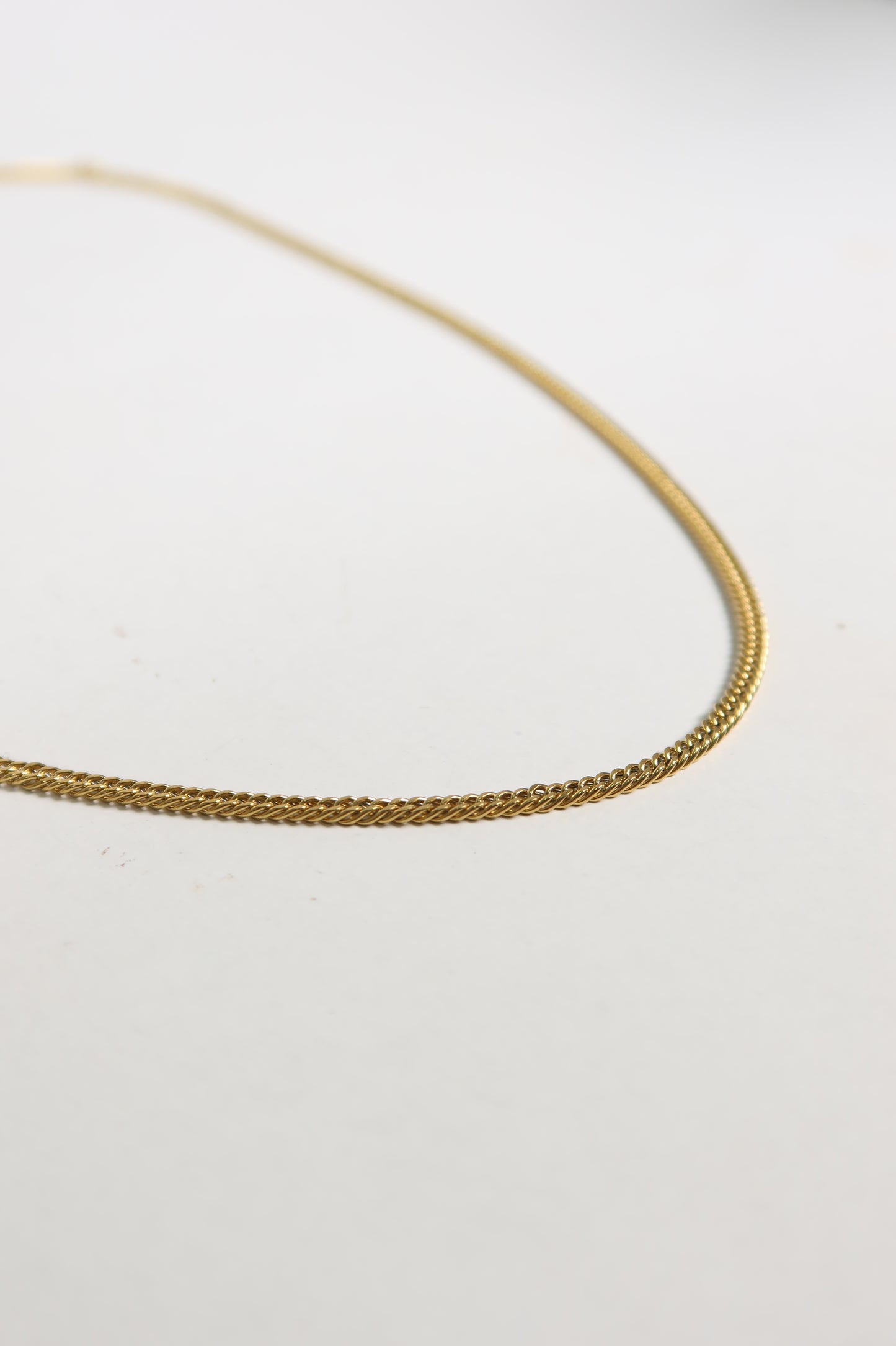 Colar Street de Aço Inoxidável Dourado