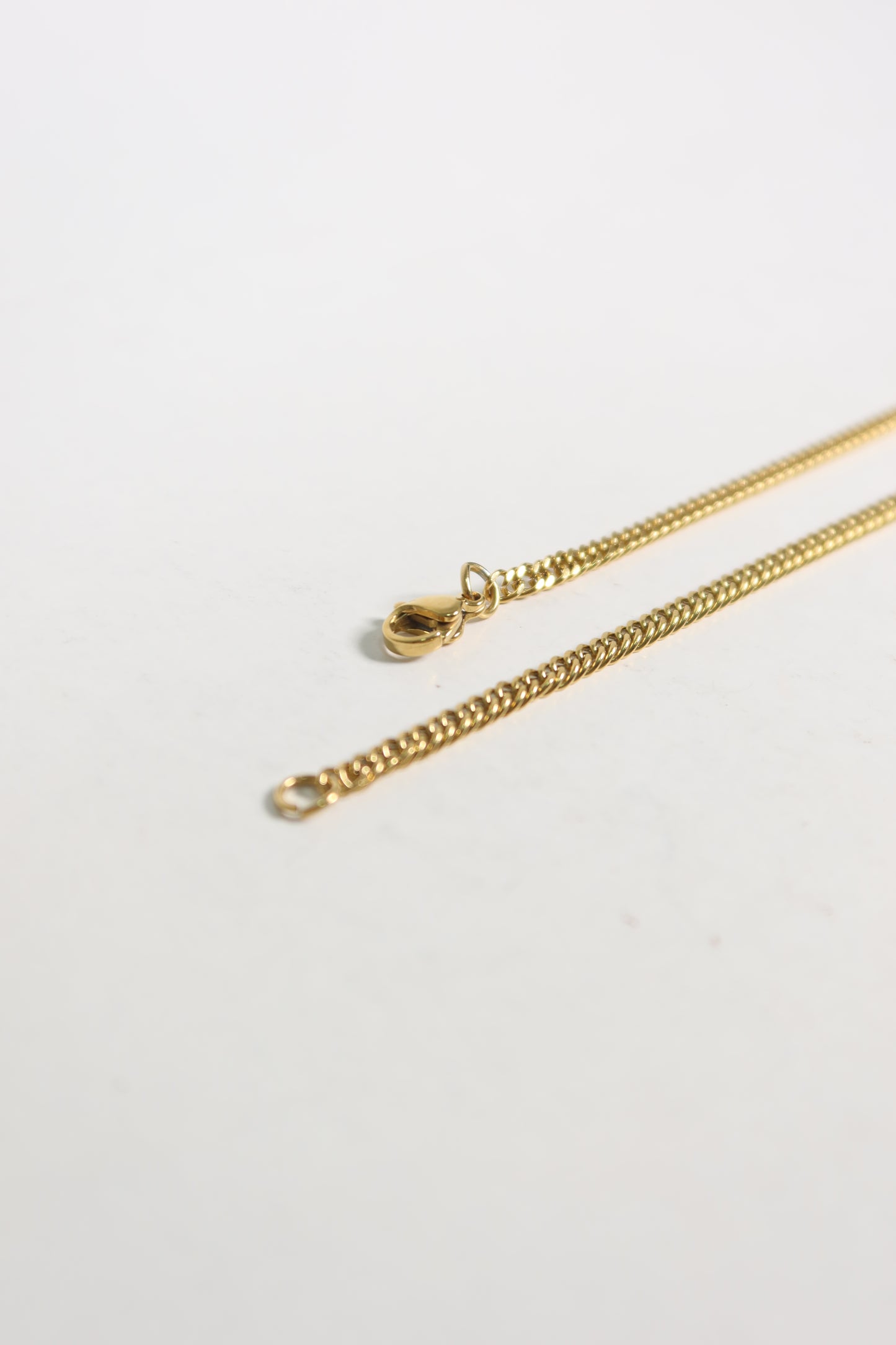 Colar Street de Aço Inoxidável Dourado