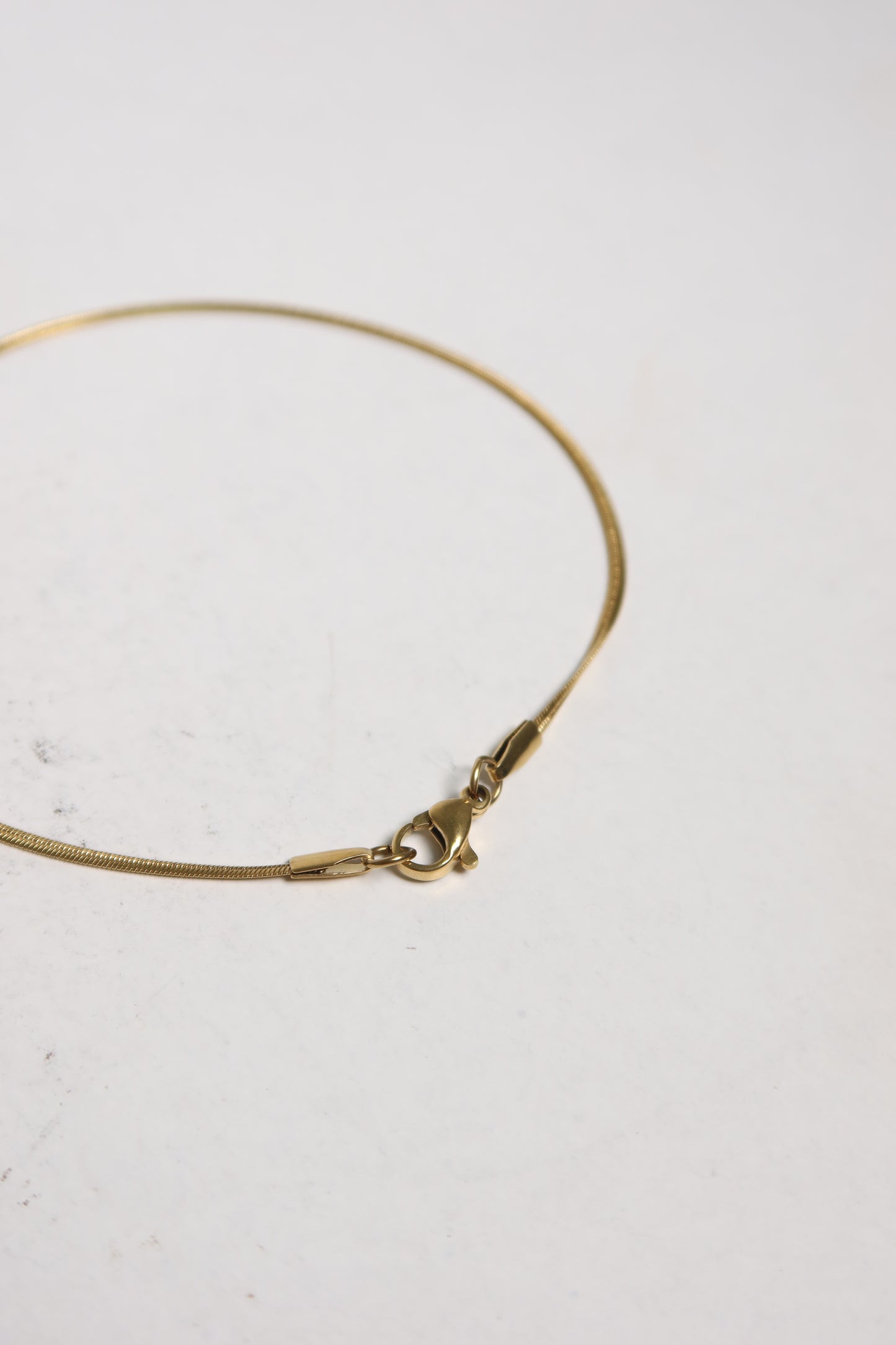 Pulseira Fine de Aço Inoxidável Dourado