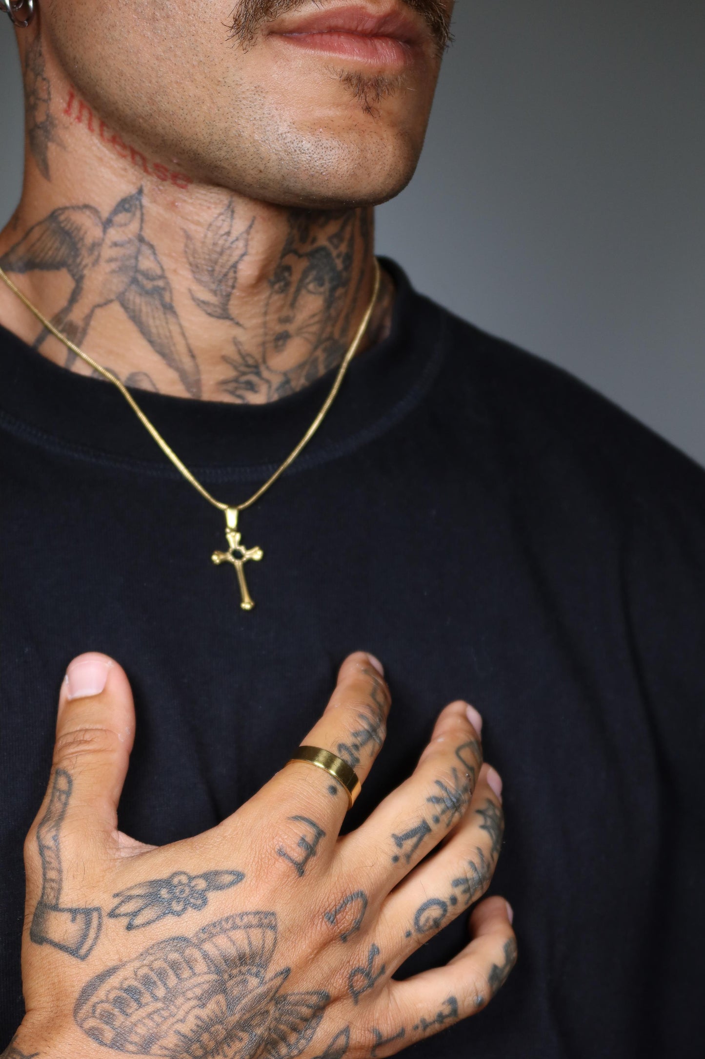 Anel Edge Dourado