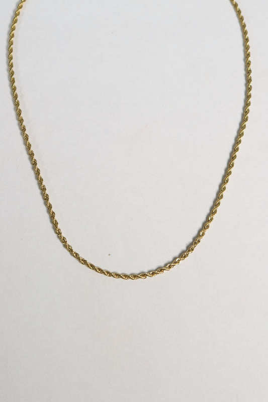 Colar Wave de Aço Inoxidável Dourado
