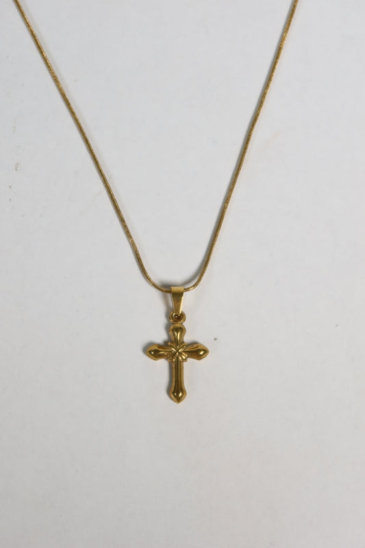 Colar Straight em Aço inoxidável Dourado