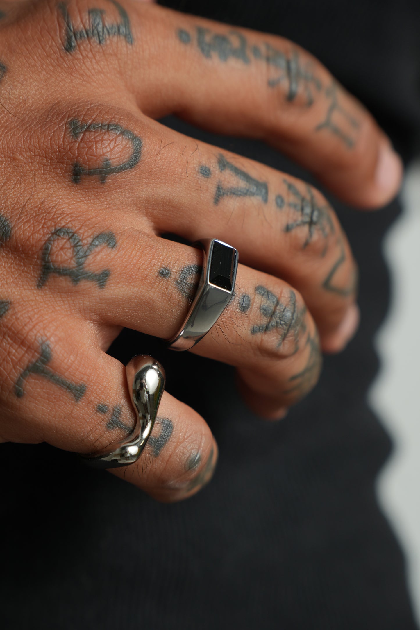 Anel Twisted de Aço Inoxidável