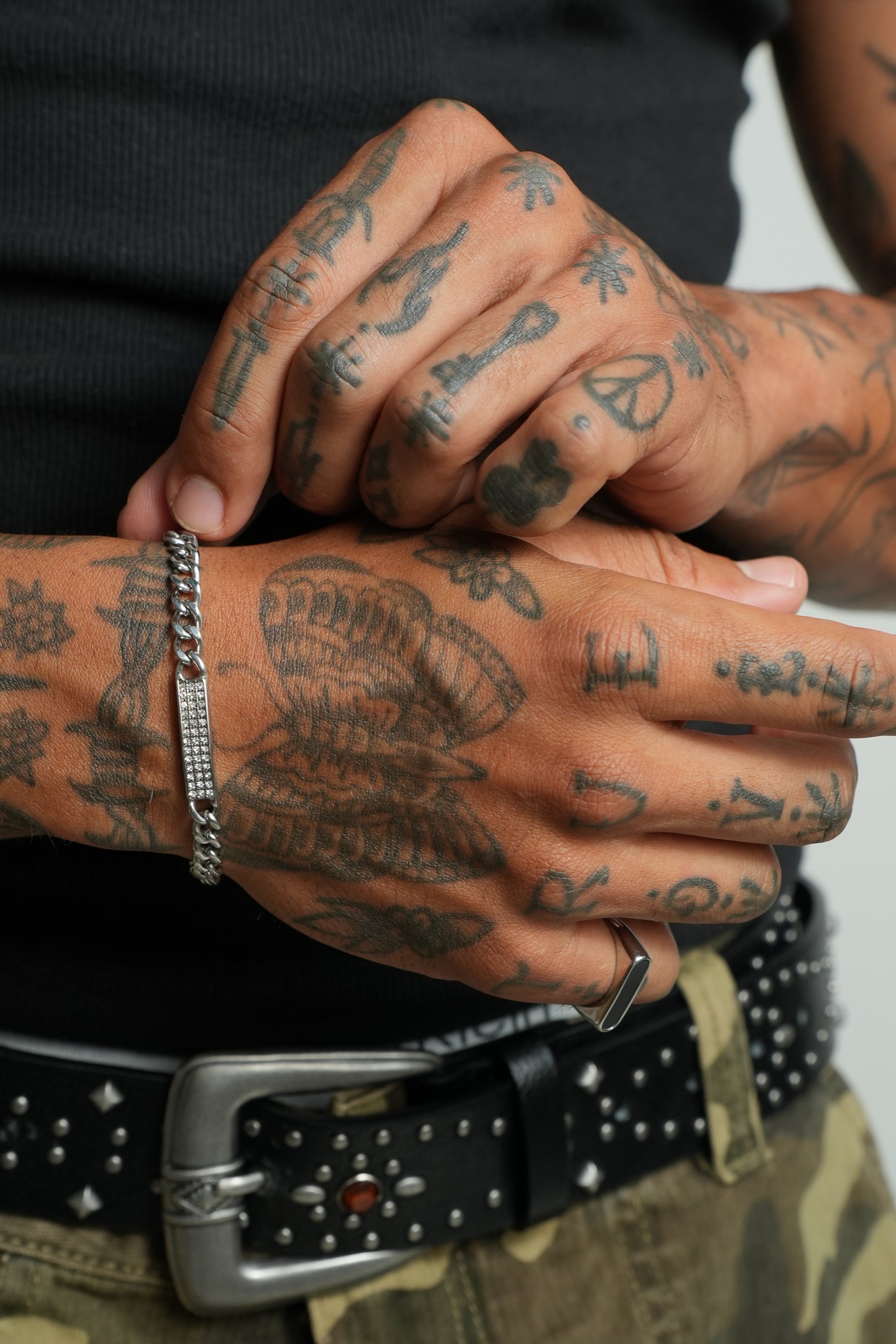 Pulseira Iced de Aço Inoxidável