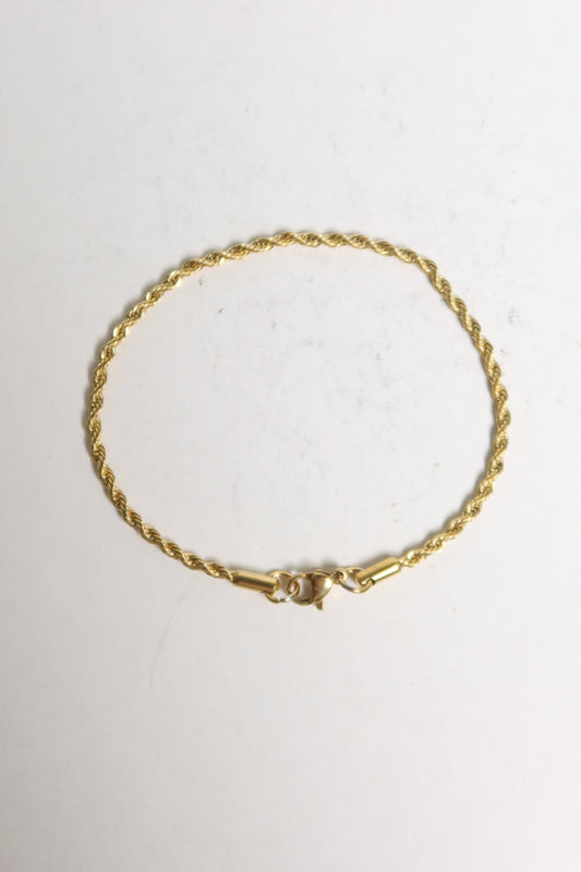 Pulseira Wave de Aço inoxidável Dourado