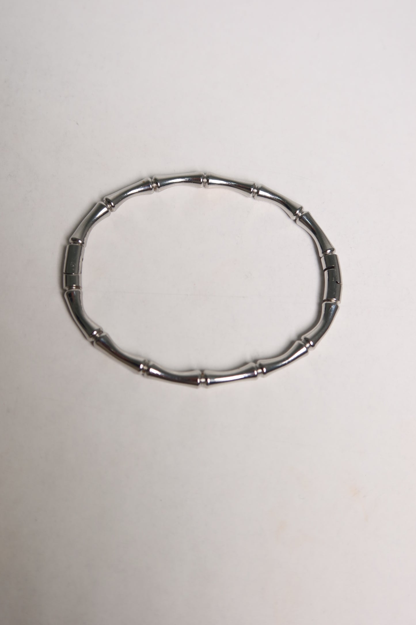 Bracelete Bamboo de Aço Inoxidável