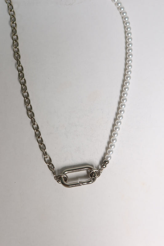 Colar Pearl de Aço Inoxidável