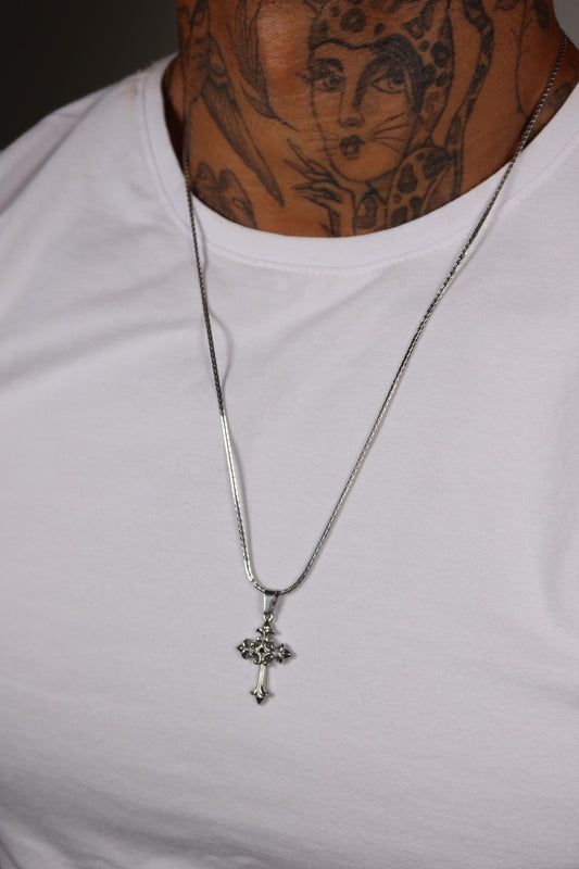 Colar Toretto Pedra Preta de Aço Inoxidável