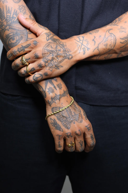 Pulseira Ray de Aço inoxidável Dourado