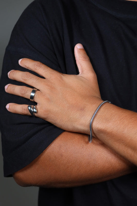 Pulseira Snake de Aço Inoxidável