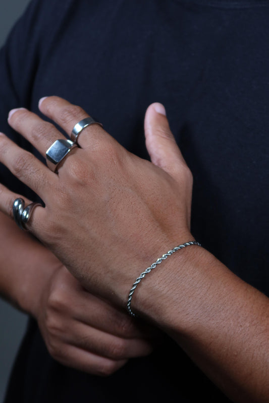 Pulseira Wave de Aço Inoxidável