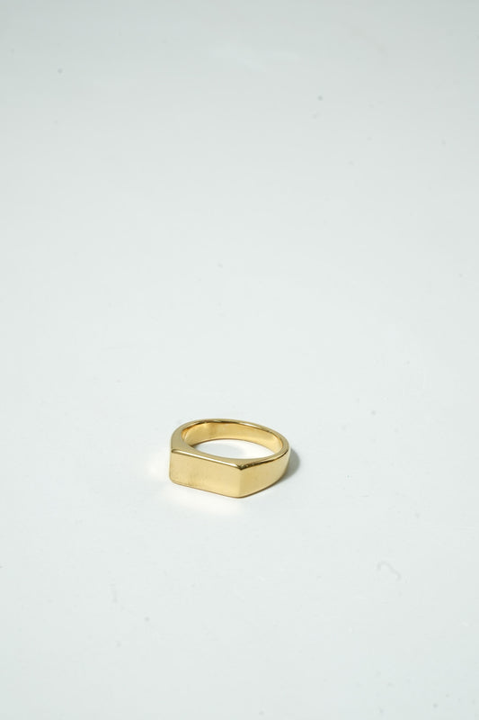 Anel Streight Dourado