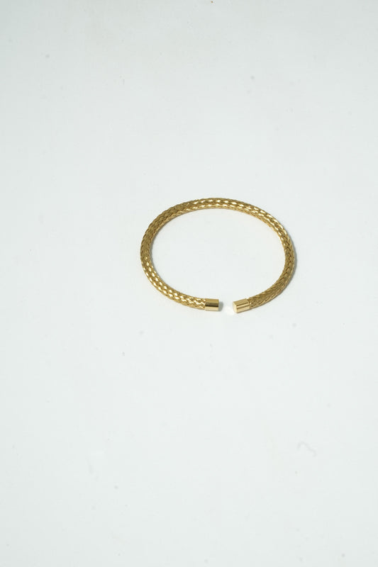 Bracelete Axle de Aço Inoxidável Dourado
