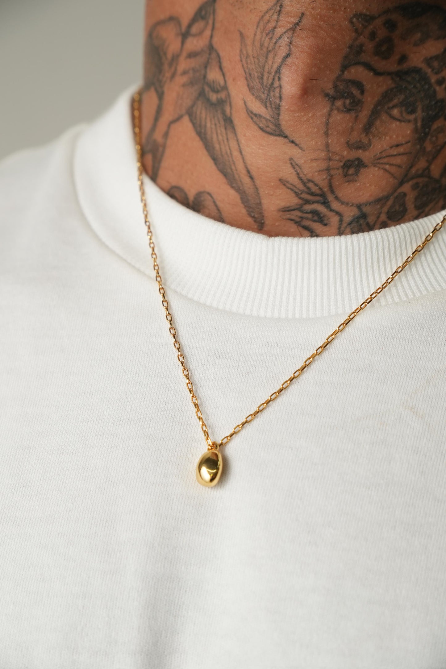 Colar Vicens de Aço Inoxidável Dourado