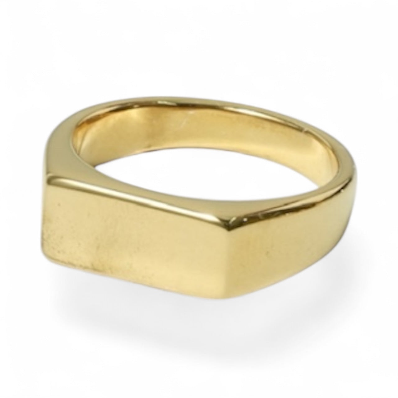 Anel Streight Dourado