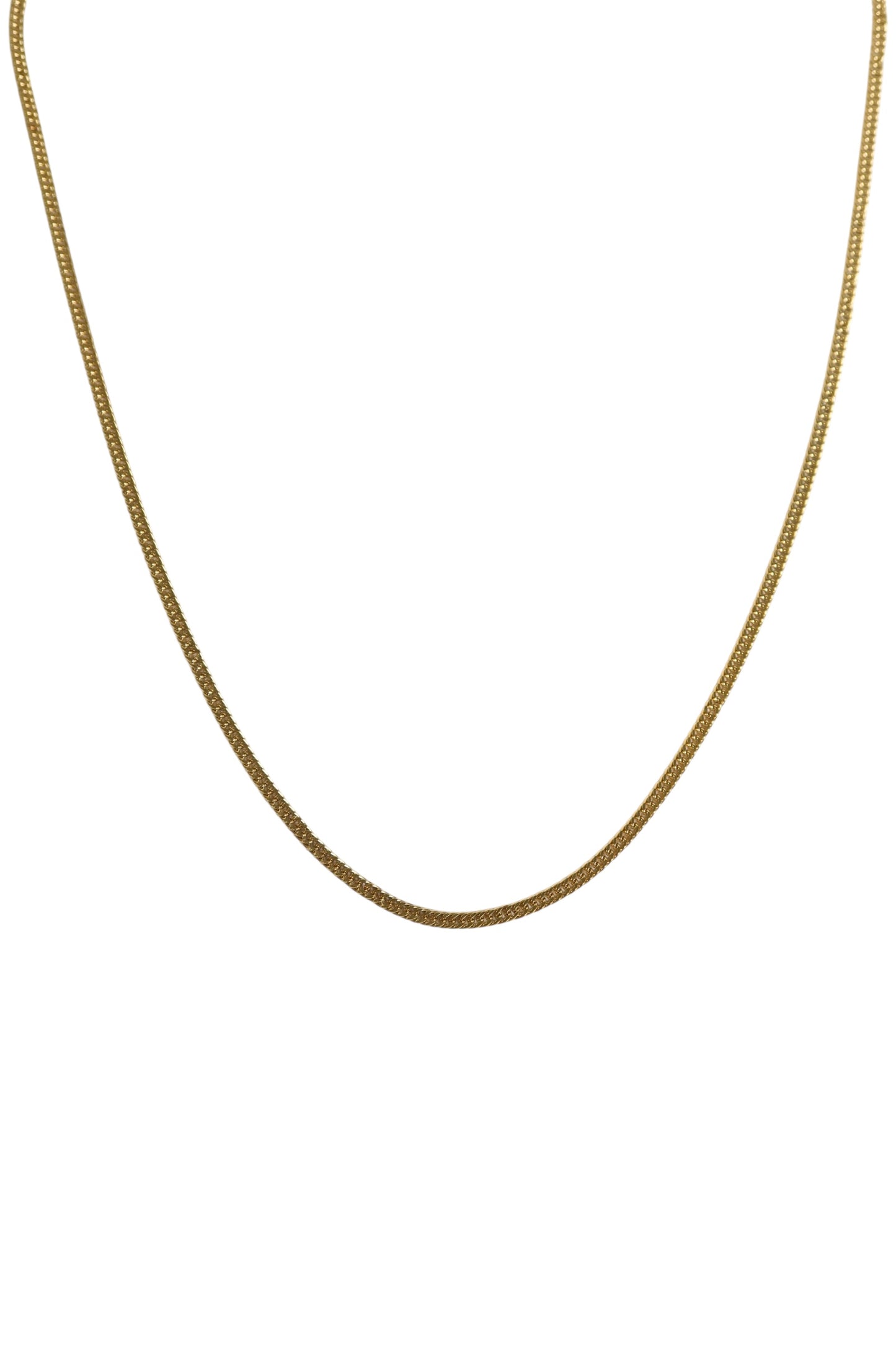 Colar Steel Dourado Aço Inoxidável