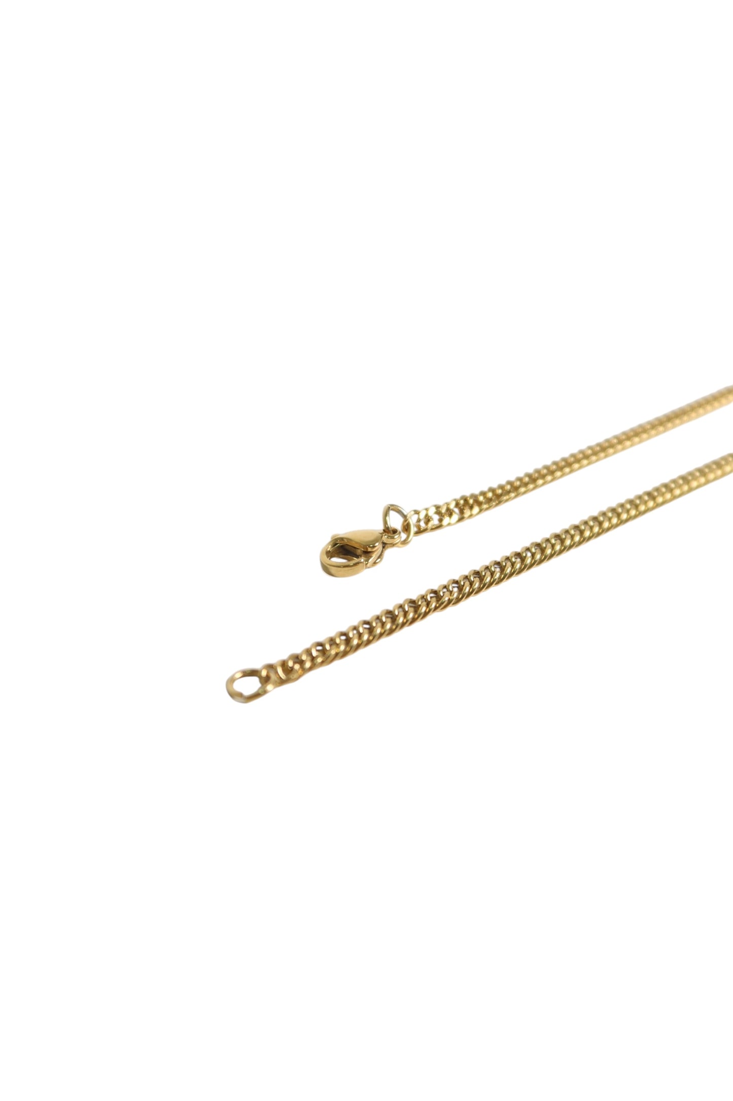 Colar Steel Dourado Aço Inoxidável