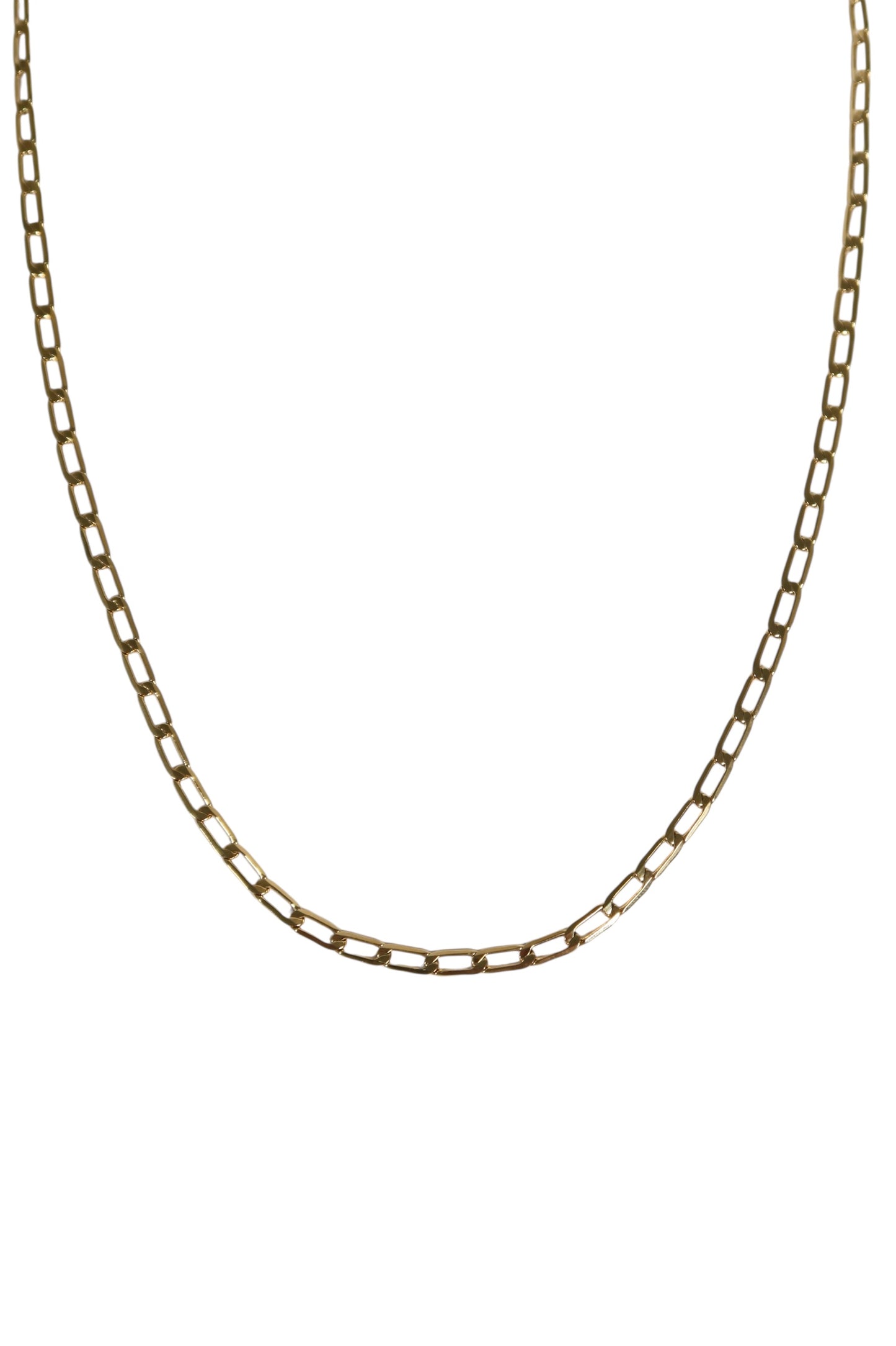 Colar Loop de Aço inoxidável Dourado