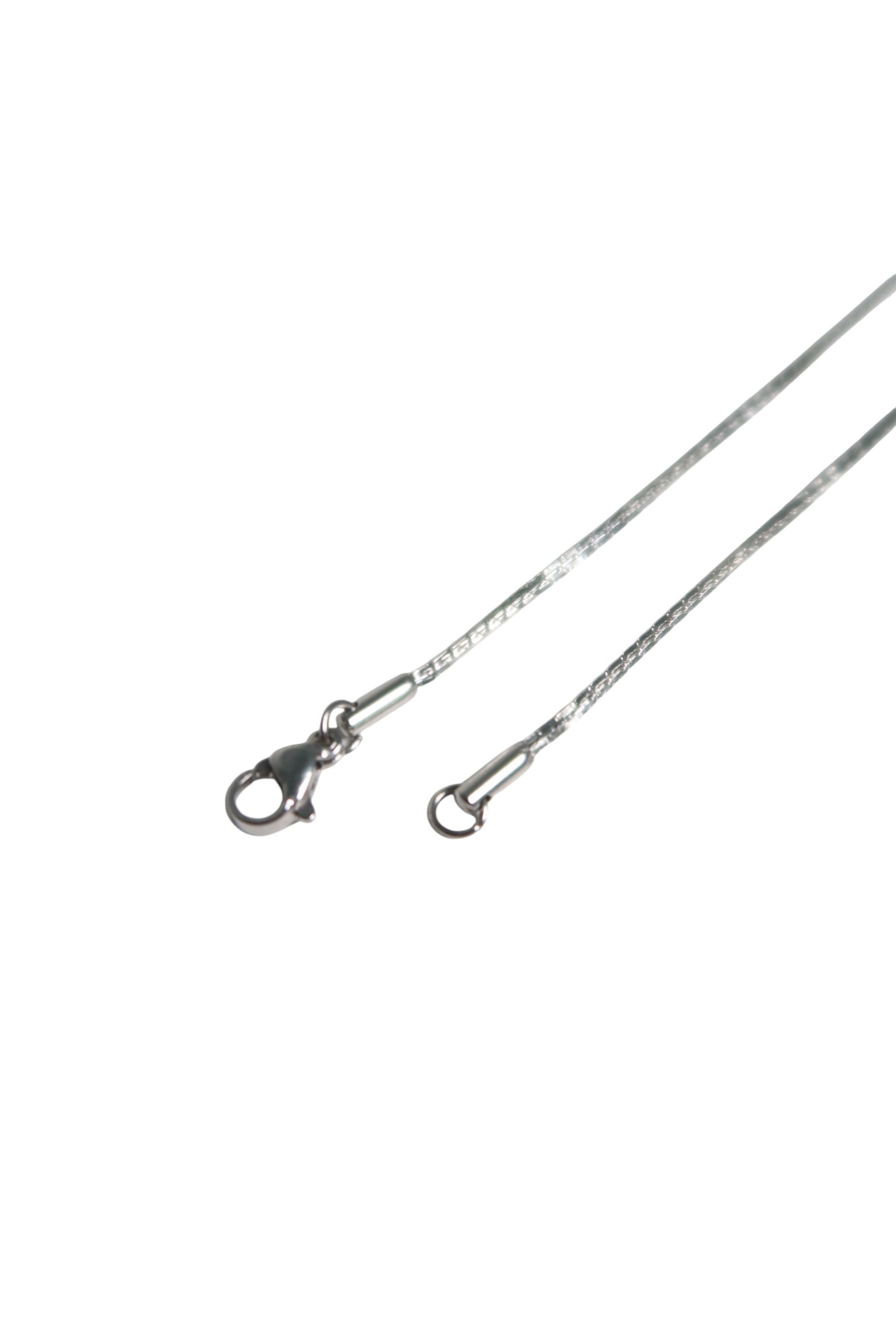 Colar Toretto Pedra Preta de Aço Inoxidável