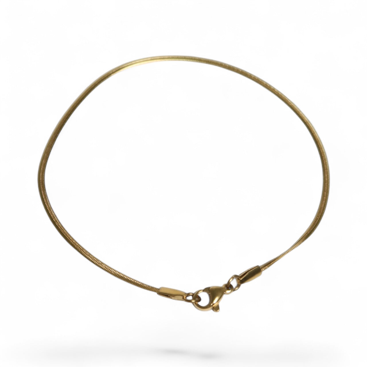 Pulseira Fine de Aço Inoxidável Dourado