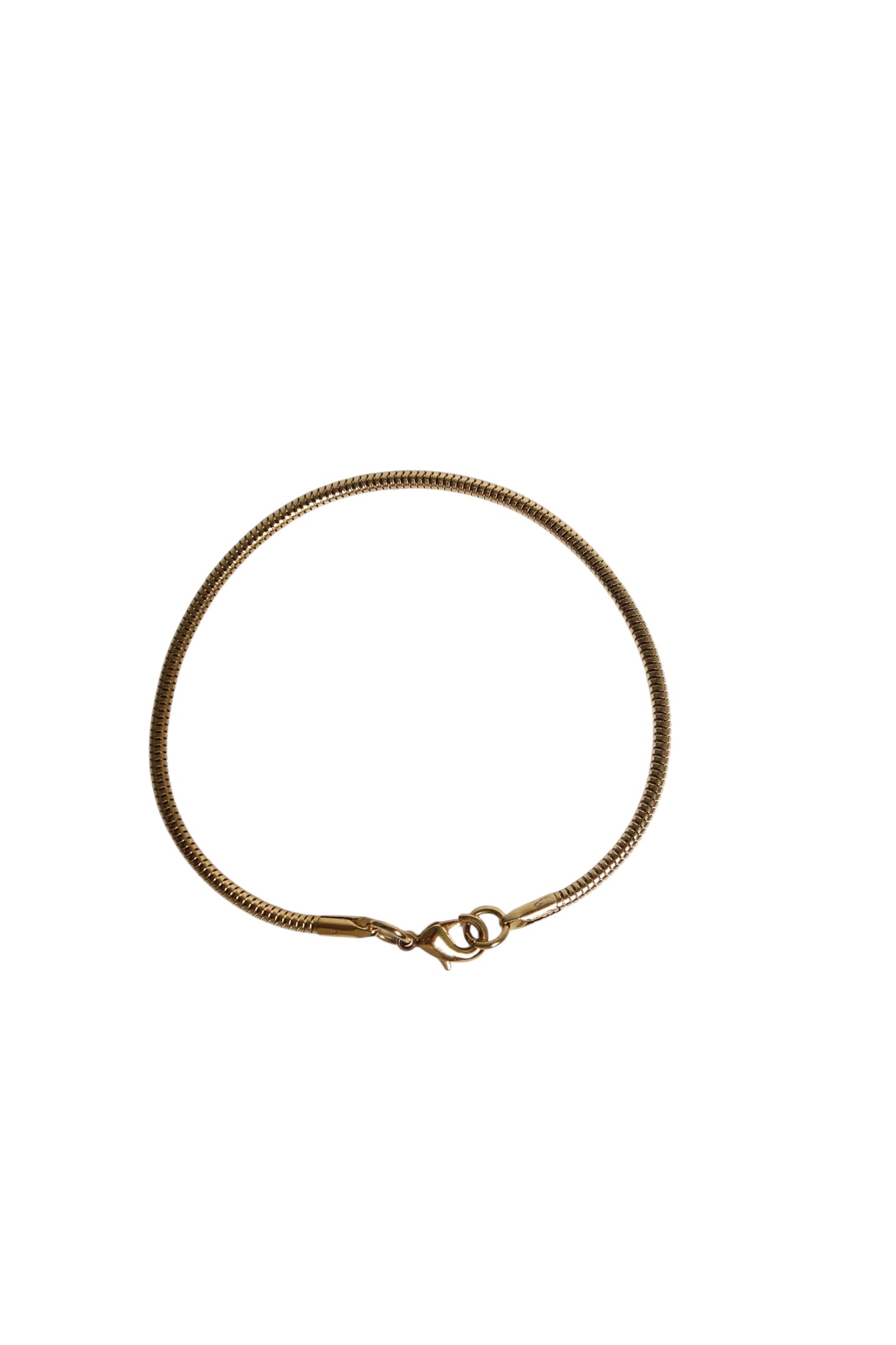 Pulseira Snake de Aço Inoxidável Dourado