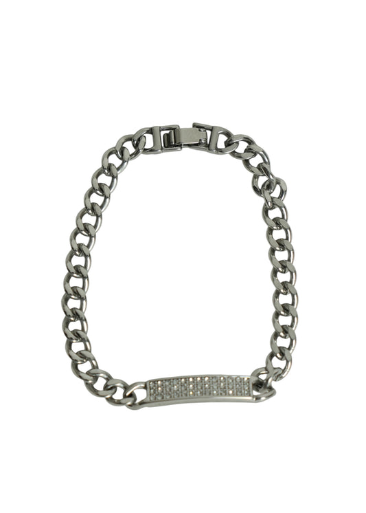 Pulseira Iced de Aço Inoxidável