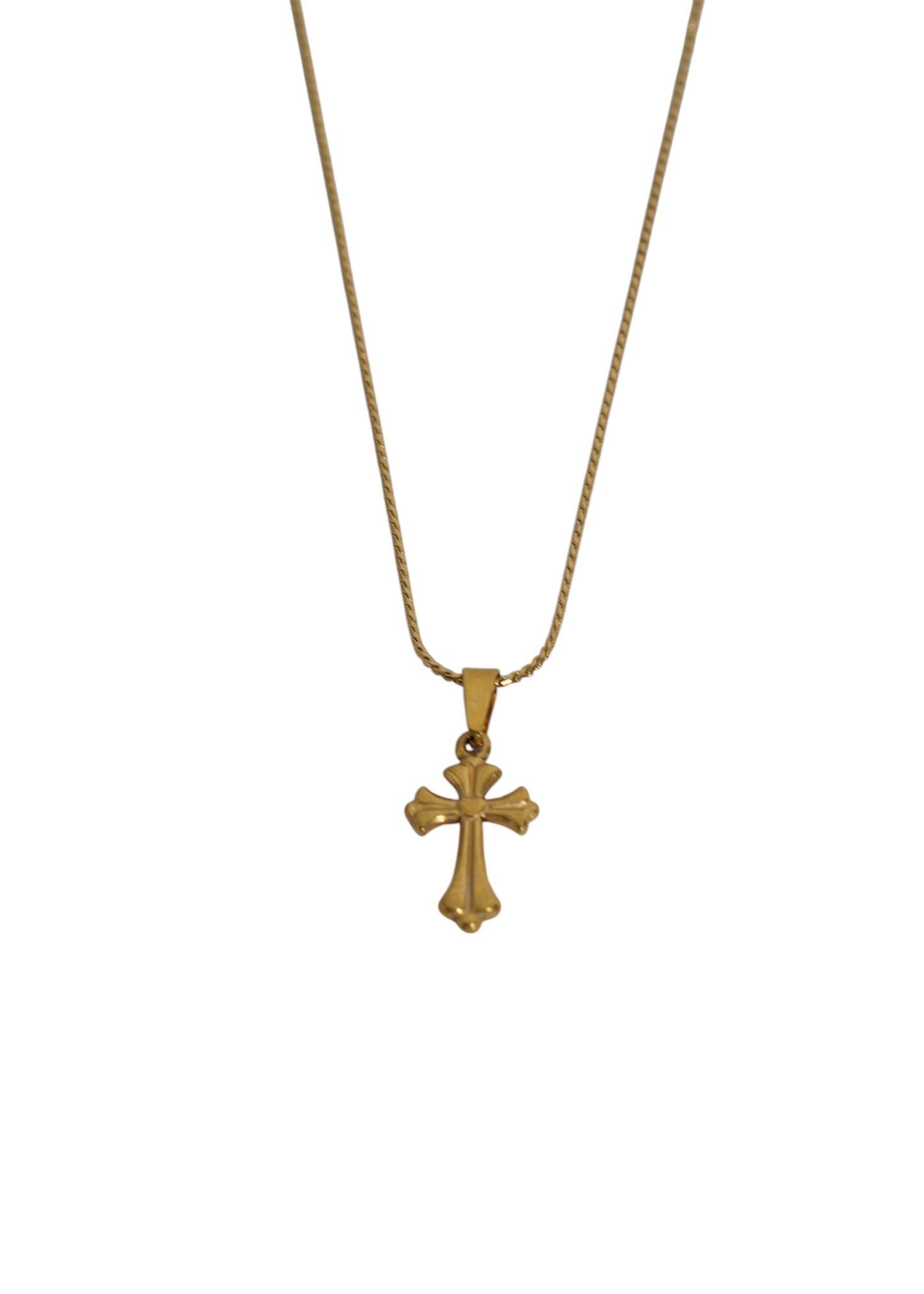 Colar Cruz For Dourado